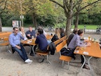 Gruppenfoto 4 zum Domain-Stammtisch München Oktober 2018